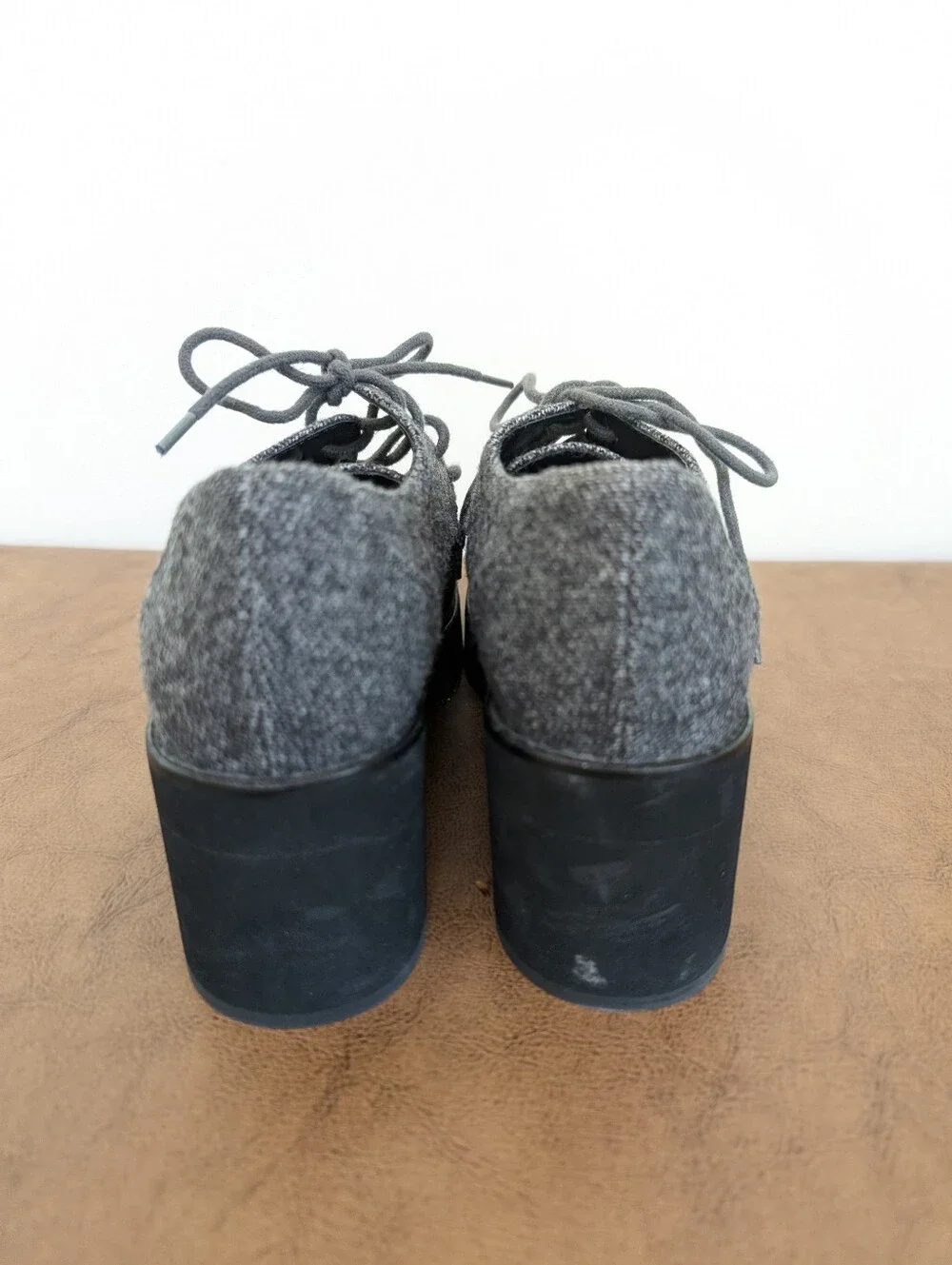 Eileen Fisher Judd Graphite Herringbone Size 6M Like New